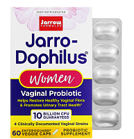 Jarro-Dophilus (вагинальный пробиотик для женщин 10 млрд КОЕ) 60 растительных капсул Enteroguard (Jarrow Formulas)