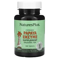 Papaya Enzyme (Жевательная добавка с ферментами папайи) 180 таблеток (NaturesPlus)