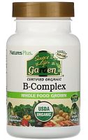 Source of Life Garden B-Complex (сертифицированный органический комплекс витаминов группы B) 60 капсул (NaturesPlus)