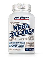 Mega Collagen Peptides + hyaluronic acid + vitamin C (коллаген с витамином С и гиалуроновой кислотой) 120 таблеток (Be First)