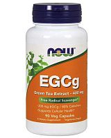 EGCg, экстракт зеленого чая, 400 мг, 90 капс (NOW)