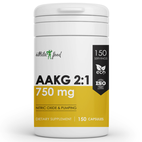 AAKG 750 мг 150 капсул (Atletic Food)