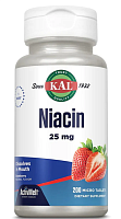 Niacin ActivMelt (Ниацин) клубника 25 мг 200 микро таблеток (KAL)