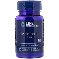 Melatonin 3 мг 60 капсул (Life Extension)