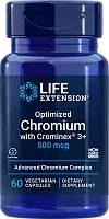 Optimized Chromium with Crominex® 3+ (Оптимизированный хром с Crominex® 3+) 500 мкг 60 капсул (Life Extension)