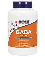 GABA 500 мг 200 капс (NOW)