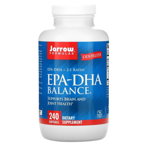 EPA-DHA Balance (Рыбий жир омега-3) 240 гел. капсул (Jarrow Formulas)