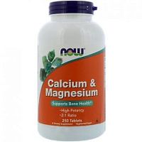 Calcium Magnesium 500/250 мг 250 таблеток (NOW)