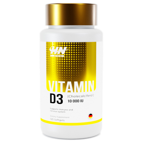Vitamin D3 (Витамин Д3) 10000 МЕ 120 капсул (Hayat Nutrition)