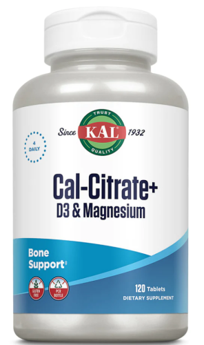Cal-Citrate+ D-3 & Magnesium (Цитрат Кальция D-3 и Магний) 120 таблеток (KAL)