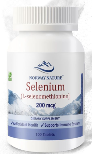 Selenium 200 мкг 100 таблеток (Norway Nature)