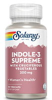 Indole-3 Supreme™ 200 мг 30 вег капсул (Solaray)