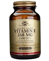 Vitamin E 268 мг 400 IU 100 капс (Solgar)