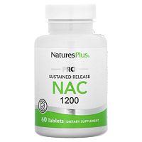 Pro NAC (N-ацетил-L-цистеин) 1200 мг (с замедленным высвобождением) 60 таблеток (NaturesPlus)
