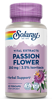 Guaranteed Potency Passion Flower Aerial Extract (Экстракт пассифлоры) 250 мг 60 капсул (Solaray)