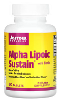 Alpha Lipoic Sustain with Biotin (Альфа-липоевая сустейн с биотином) 60 таблеток (Jarrow Formulas)