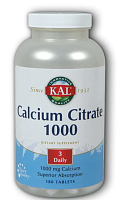 Calcium Citrate (Цитрат кальция) 180 таблеток (KAL)