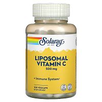 Liposomal Vitamin C (липосомальный витамин С) 500 мг 100 капсул (Solaray)