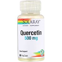 Quercetin (Кверцетин) 500 мг 90 капсул (Solaray)