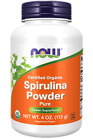 Spirulina Organic Powder (Спирулина органический порошок) 113 грамм (NOW)