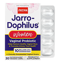Jarro-Dophilus (вагинальный пробиотик для женщин 10 млрд КОЕ) 30 растительных капсул Enteroguard (Jarrow Formulas)