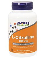 L-Citrulline 750 мг 90 капс (NOW)