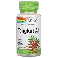 Tongkat Ali (эврикома длиннолистная) 400 мг 60 капсул (Solaray)