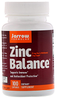 Zinc Balance (Баланс цинка) 100 капсул (Jarrow Formulas)