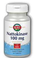 Nattokinase (Наттокиназа) 100 мг 30 таблеток (KAL)