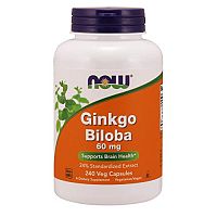 Ginkgo Biloba 60 мг 240 капс (NOW)