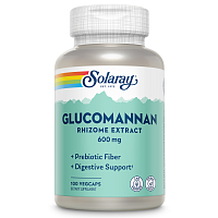 Glucomannan Rhizome Extract 600 мг 100 капсул (Solaray)