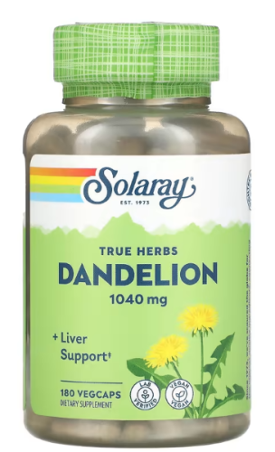 Dandelion Root (Корень Одуванчика) 520 мг 180 капсул (Solaray)