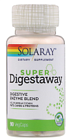 Смесь ферментов Super Digestaway для поддержки пищеварения 90 капсул (Solaray)