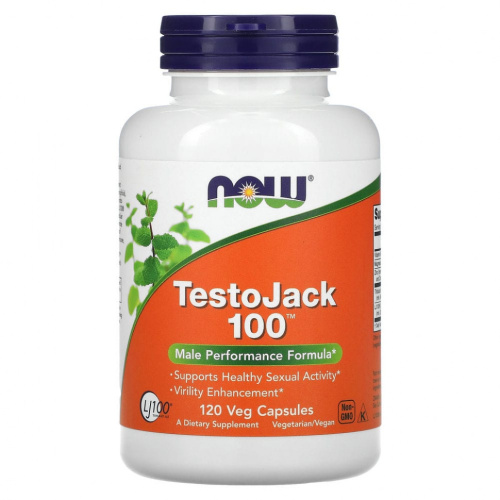 TestoJack 100 120 капсул (NOW)