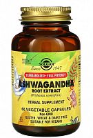 Full Potency (SFP) Ashwagandha Root Extract (Экстракт корня Ашваганды) 60 капсул (Solgar)
