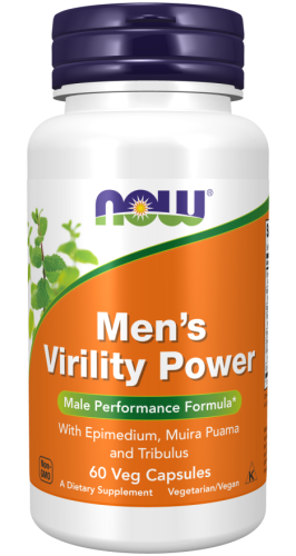 Men's Virility Power (Сила мужественности для мужчин) 60 вег капсул (NOW)