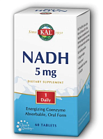 NADH (НАДН) 5 мг 60 таблеток (KAL)