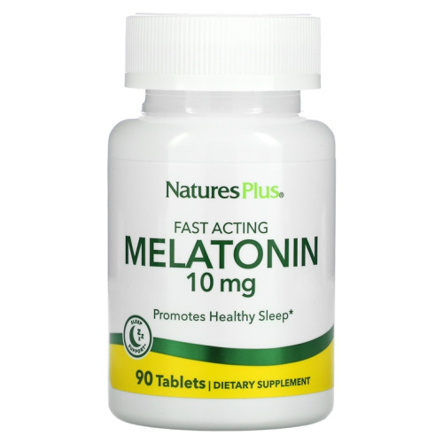 Melatonin (Мелатонин быстрого действия) 10 мг 90 таблеток (NaturesPlus)