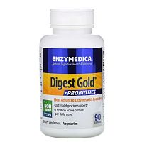 Digest gold + probiotics 90 капсул (Enzymedica)