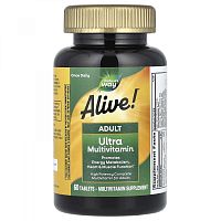 Alive! Adult Ultra Potency Complete Multivitamin 60 таблеток (Nature's Way)