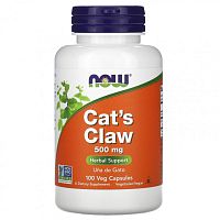 Cat`s Claw ( кошачий коготь) 500 мг 100 вег капсул (NOW)