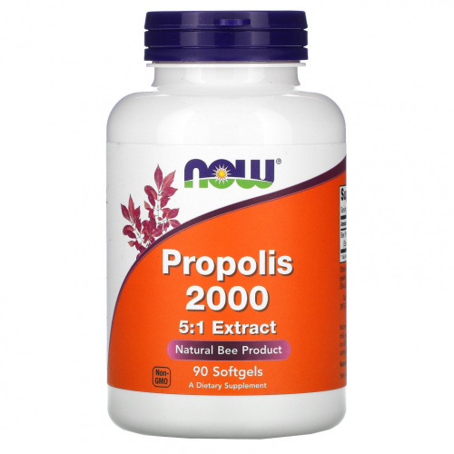 Propolis 2000 (прополис 2000) 90 гелевых капсул (NOW)