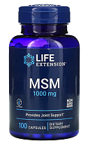 MSM (МСМ) 1000 мг 100 капсул (Life Extension)