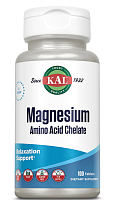 Magnesium Amino Acid Chelate (Магний аминокислотный хелат) 220 мг 100 таблеток (KAL)
