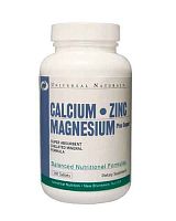 Calcium Zinc Magnesium 100 табл (Universal Nutrition)