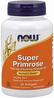 Super Primrose (масло примулы вечерней) 1300 мг 60 гелевых капсул (NOW)