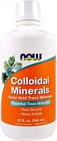 Colloidal Minerals (Коллоидные минералы) со вкусом малины 946 мл (NOW)