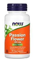 Passion Flower (Пассифлора) 350 мг 90 капсул (NOW)