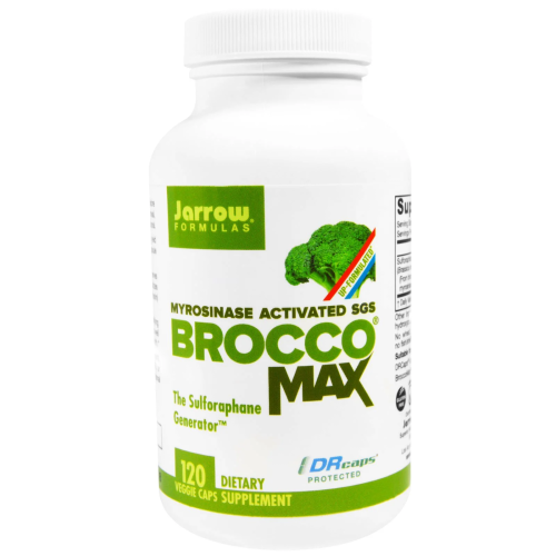 BroccoMax Myrosinase Activated SGS 120 вег. капсул (Jarrow Formulas)