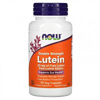Lutein Double Strength (Лютеин двойной концентрации) 20 мг 90 вег капсул (NOW)